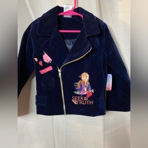 New with tags navy jacket size 4T.